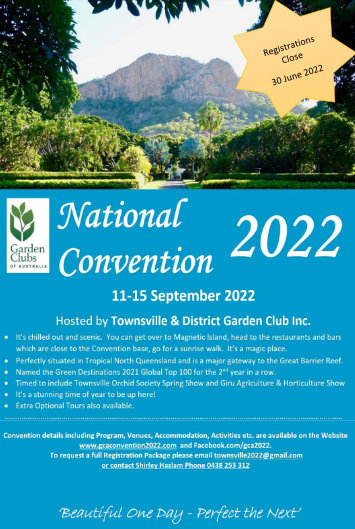 Garden Clubs of Australia 2022 National Convention